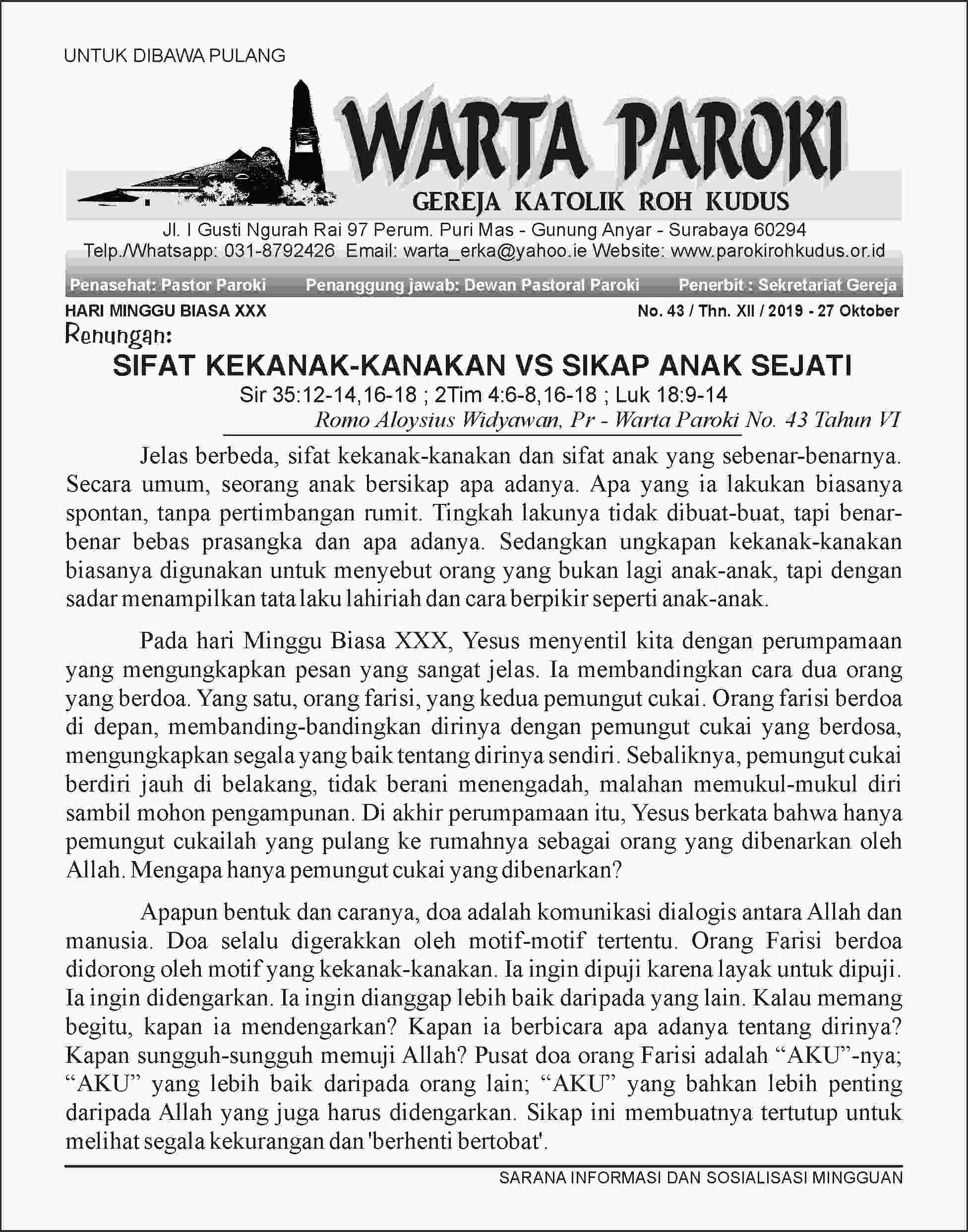 Paroki Roh Kudus